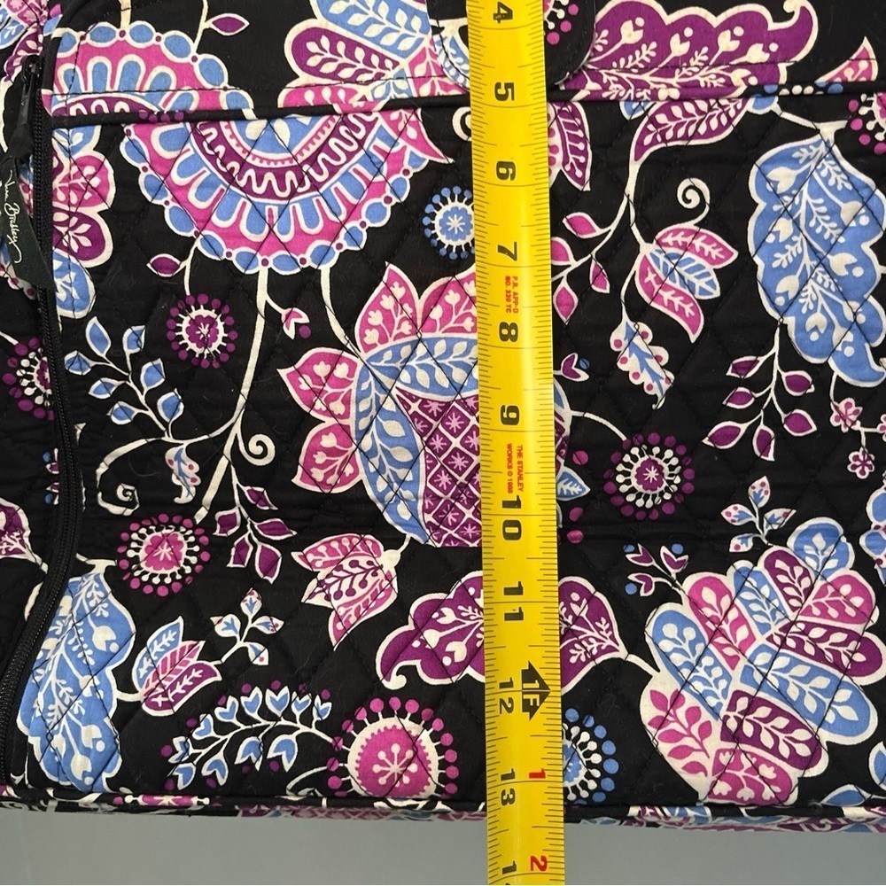 Vera Bradley Stroll Around Baby Diaper Bag “Alpine Floral” Pink Blue Black Md - Picture 13 of 15